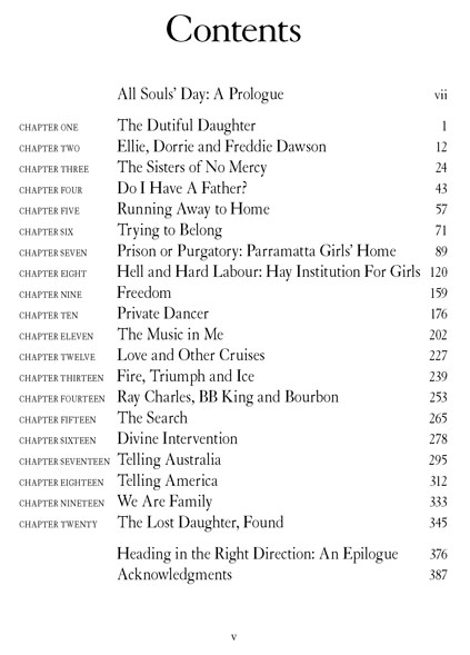 Chapter List of The Inconvenient Child